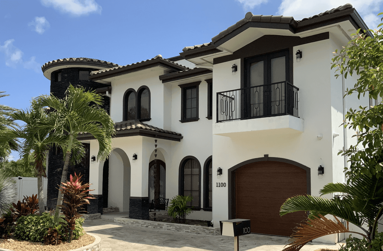 Architectural rendering and exterior design for a South Florida residential project by RK Architect, P.A.