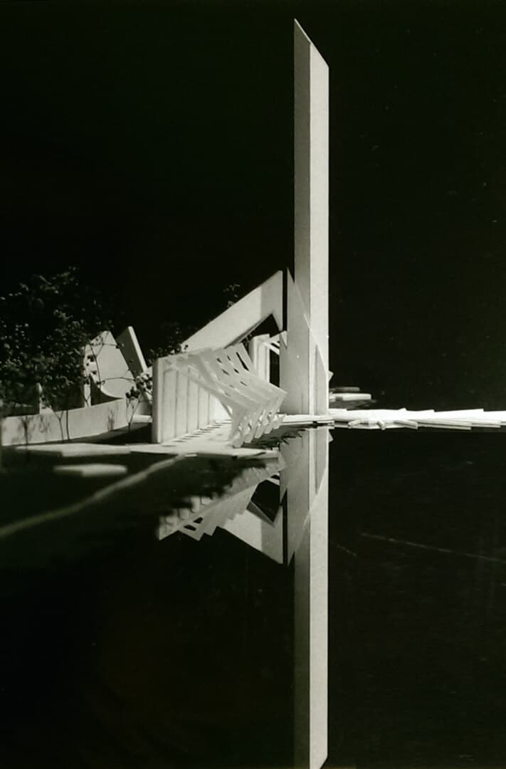 Architectural sculpture study titled The Artistic, displayed as design inspiration in the RK Architect, P.A. gallery